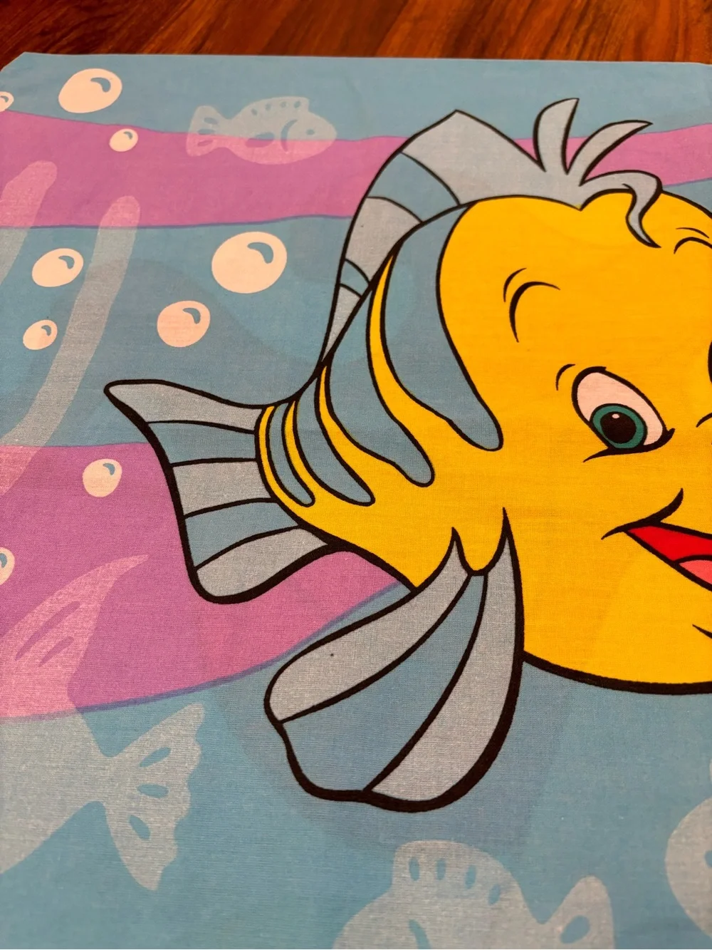 Disney Little Mermaid Ariel Vintage 90s Pillowcase